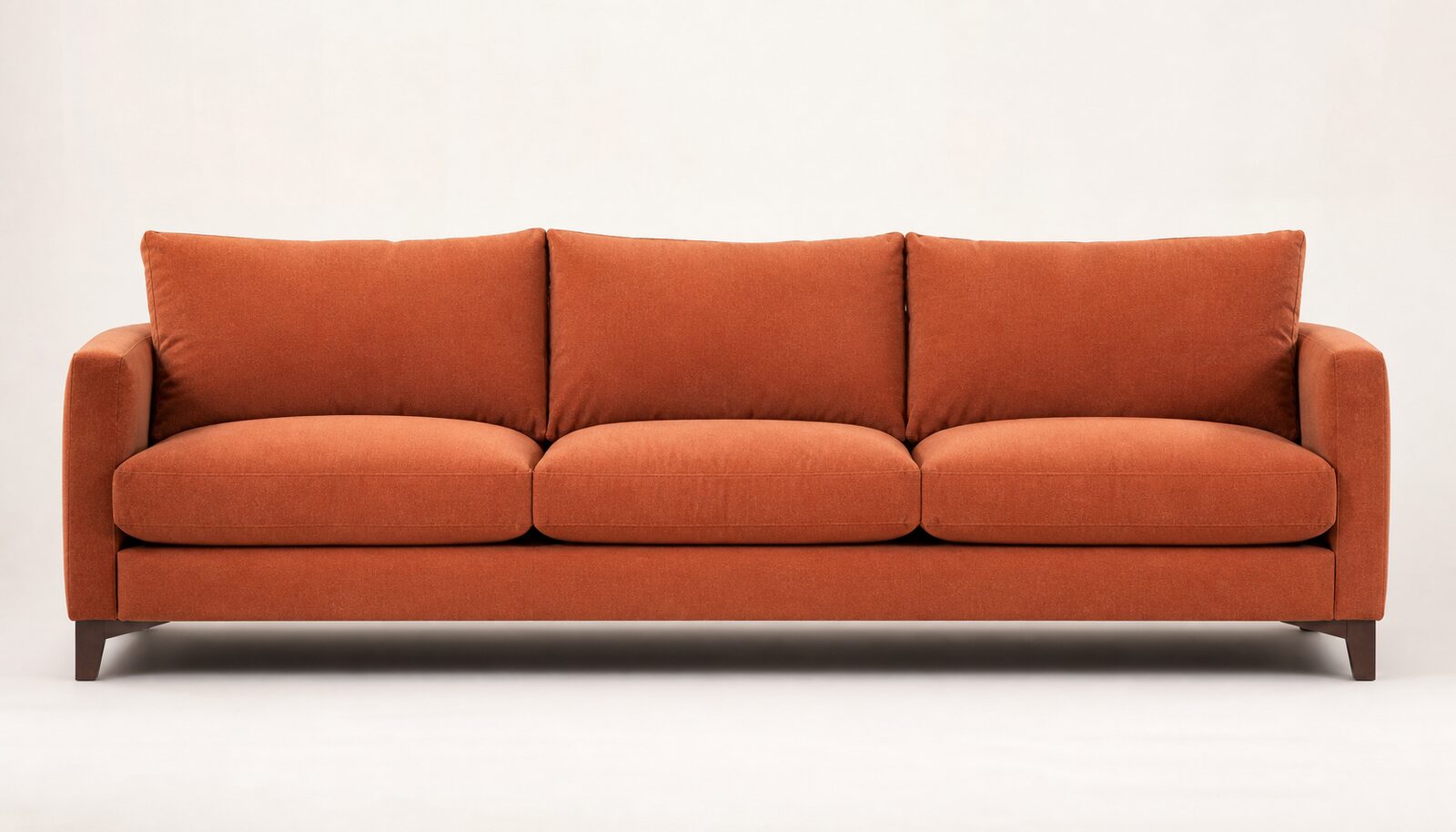 Morrow Modular Sofa in terracotta fabric